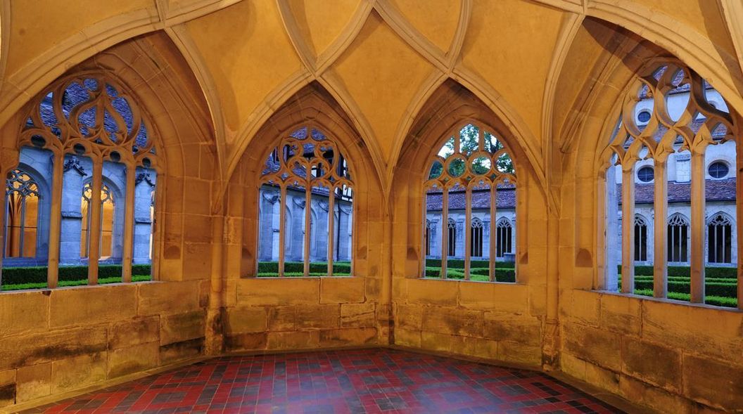 Interior view of the fountain house of Bebenhausen Monastery