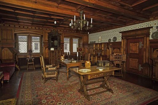 Bebenhausen Monastery, interior view of the salon