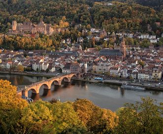 Heidelberg Palace and historic town