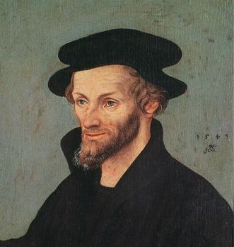 Philipp Melanchthon, Gemälde von Lucas Cranach d.Ä.