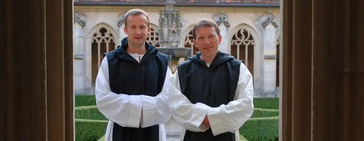 Monastère de Bebenhausen,guides en costumes d'époque