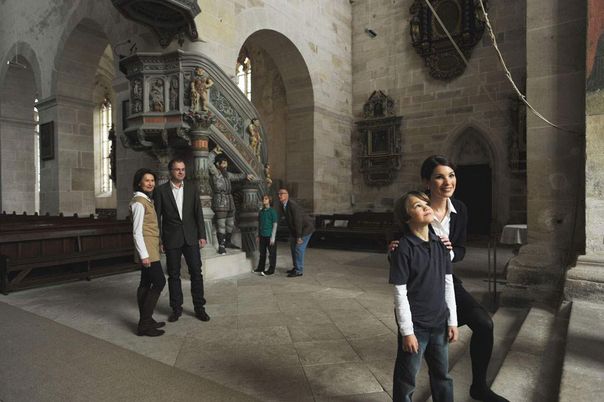 Bebenhausen Monastery, visitors in the monastery church