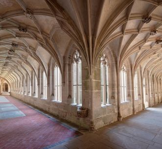 The cloister of Bebenhausen Monastery and Palace